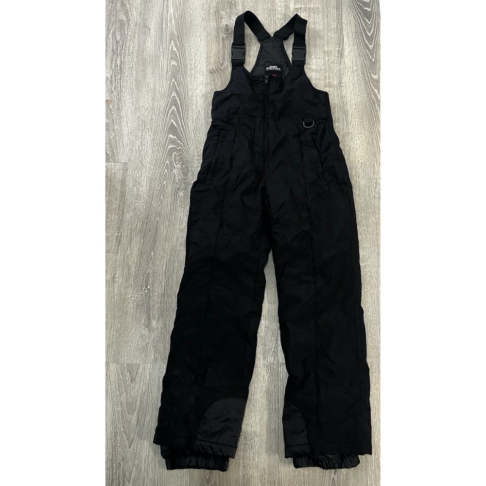 Sport Essentials Ski Snow Bib Overalls Women's Small Black Snowboard Insulated